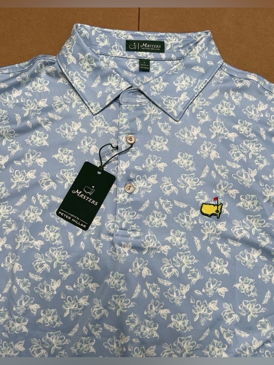 Peter Millar Other - RORY!!! Masters! Peter Millar Light Blue Azalea Polo Shirt! NWT - Large